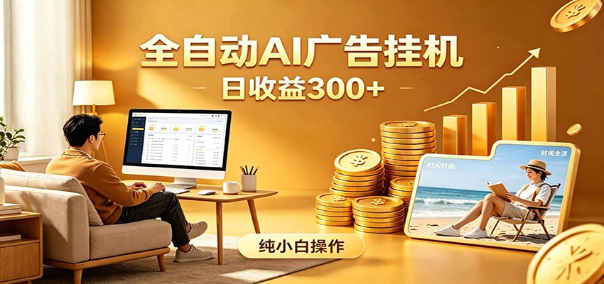 图片[1]|AI风口项目，全程解放双手，后台自动运行赚取收益，每天稳定收益300+|网赚金库 | 网创项目|副业兼职|轻创业|